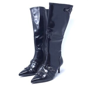 Wild Pair Monro Boots Black Tall Knee-High